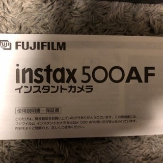 富士フイルム instax500AF