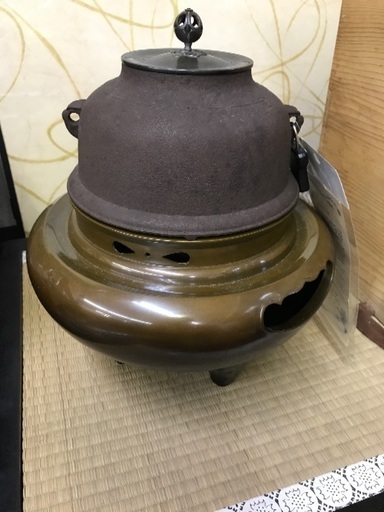 朝鮮風炉 唐銅製