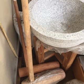 【商談中】臼  台  杵  セット