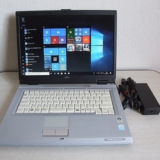 高速SSD120GB搭載 Fujitsu FMV-BIBLO NF40X ノートパソコン - ノート 