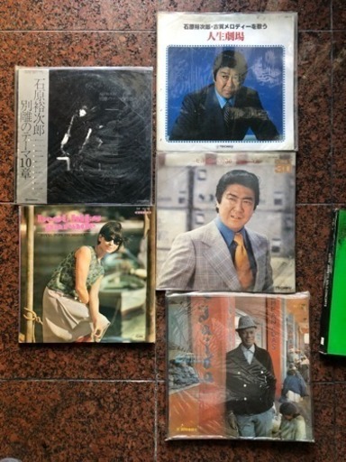 レコード(石原裕次郎、美空ひばり、ロック、ジャズ多数)