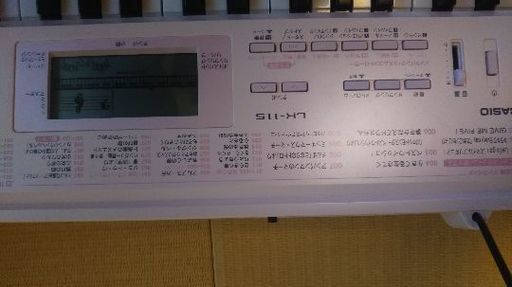 カシオ 光ナビゲーション キーボード 電子ピアノ箱付 LK115