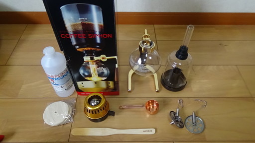 ボンマック コーヒーサイフォン・テクニカ ゴールド　TCA-3GD-BM（ランプ付き）