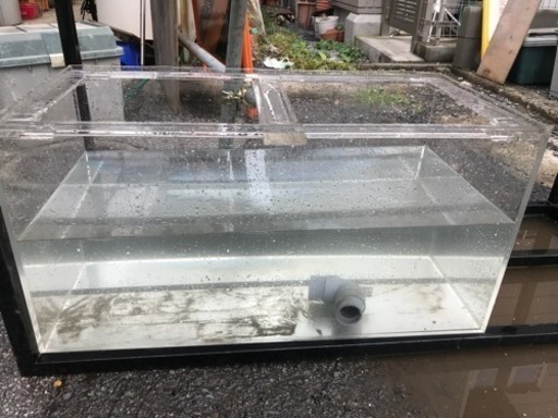商談中】1500×600×450オーバーフロー水槽 アングル台セット！ - その他 