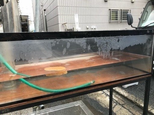 商談中】1500×600×450オーバーフロー水槽 アングル台セット！ - その他 