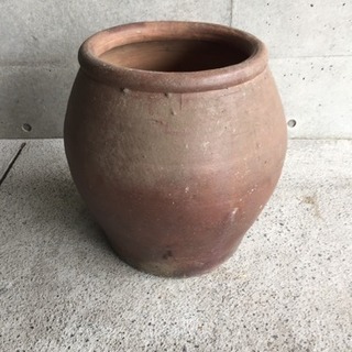 (値下げ)陶器製壺中サイズ