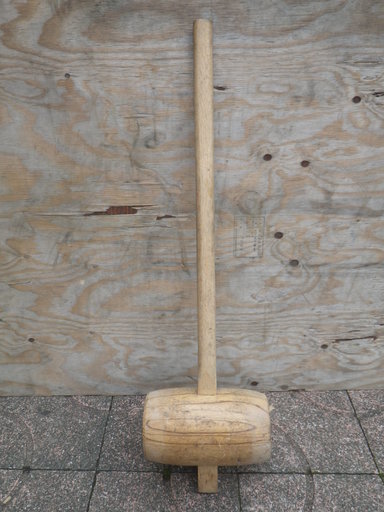 大槌 大型 木槌 木製ハンマー 92cm 大工 建築 杭