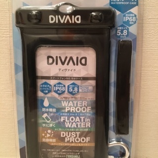 【新品・未使用】DIVAID 水に浮く iPhone 防水ケース...