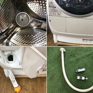 美品【 HITACHI 】日立 ビックドラム 洗濯9.0㎏/乾燥6.0㎏ ドラム洗濯機 ヒートリサイクル乾燥 風アイロン