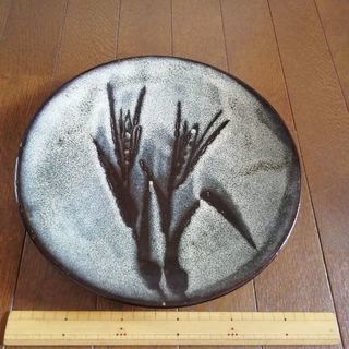 【中古】大皿　28cm　黒