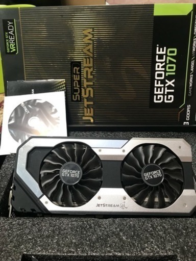 中古 Palit GeForce GTX1070 8GB Super JetStream