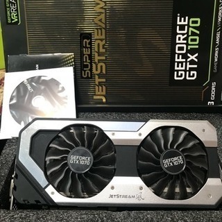 【中古】Palit GeForce GTX 1070 JetStream Geforce GTX 1070 Super JetStream 8GB GDDR5, NE51070S15P2-1041J