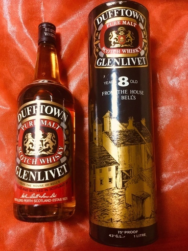【スコッチ ウイスキー未開栓品】THE DUFFTOWN GLENLIVET ８YEARS OLD 古酒