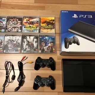 美品！PS3本体とソフト8本付き！