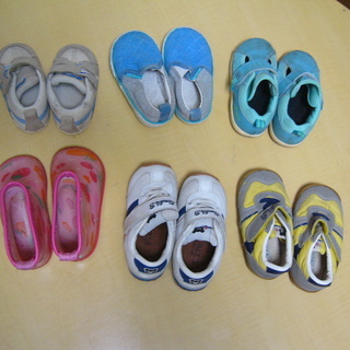 幼児用靴 6足（サイズ12.5cm～14.5cm）
