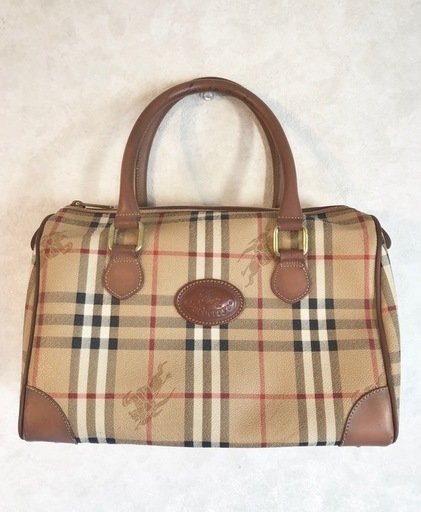 BURBERRY　ヴィンテージバーバリーチェックバッグ