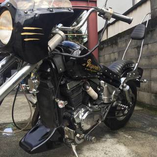 超希少？！デスペラード400X／倒立ロングフォークカスタム構造変更済／黒／社外マフラー／ハンドル／コブラシート／シーシーバーなど
