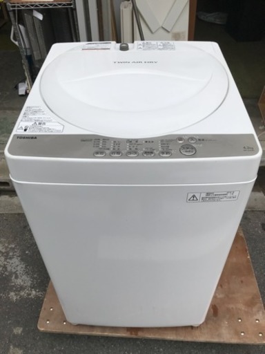 洗濯機 東芝 2016年 1人暮らし 4.2kg洗い AW-4S3 川崎区 SG