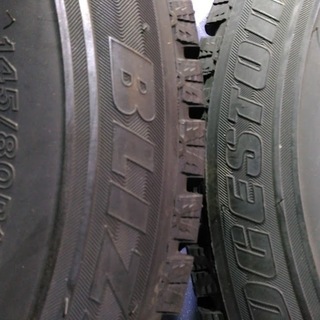 冬用 ムーヴ純正【98％富山】ダイハツ純正 タント ミラ イース ムーブ 一番人気 ブリヂストン 145/80R13 ブリザック レボGZ スタッドレス