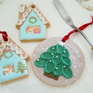 クリスマスのアイシングクッキー1デイレッスン - 川口市