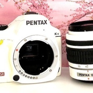 軽量・多機能・簡単操作❤️キュートで元気なイエロー❤️ペンタックス k-x