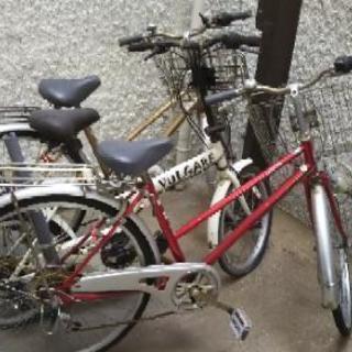 自転車① 26インチ レッド