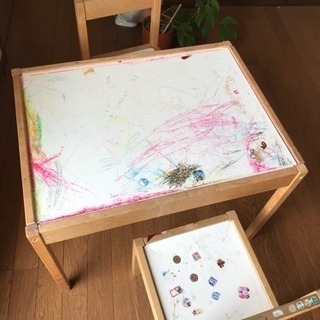 イケア 子供用 テーブル 椅子 セット