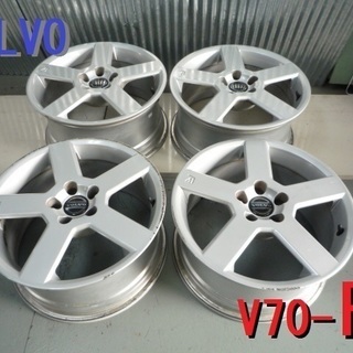 ボルボ純正★V70R　8J　17インチ　シルバー　ブレ・曲がりなし・キズ有り　格安出品！　17×8J　ET46
