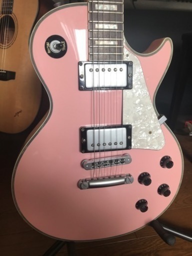 burny PLC-45 レスポール FERNANDES ピンク Burny PLC-45 PP Les Paul type warna pink. Japan domestic