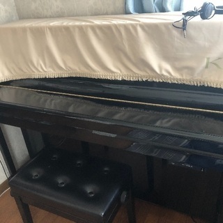 アップライトピアノ K-2ATX-p 美品 ヘッドフォン、イス付き