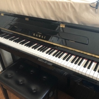 アップライトピアノ K-2ATX-p 美品 ヘッドフォン、イス付き