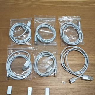 microUSB マグネットケーブル6本 端子6個 変換アダプタ3個