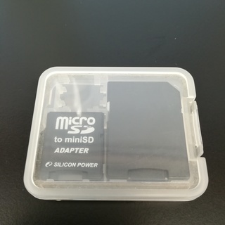 microSD　変換アダプター(miniSD+SD)