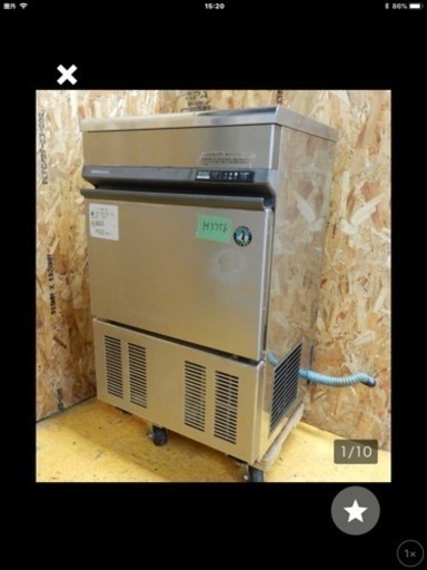 （H3756)厨房　店舗　ホシザキ　業務用 製氷機 35L IM-35TL-1　中古 動作確認済み