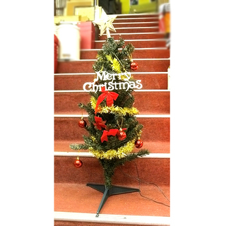札幌 X'mas【クリスマスツリー】高さ90cm 屋内用飾り付き...