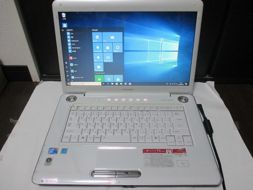 【美品】Windows10 Intel P8600 2.4GHz メモリ4GB HD250GB DVDマルチ TOSHIBA TX/66J