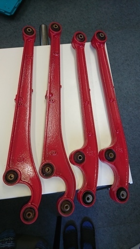 JB23用フロントリーディングアーム 偏心ブッシュ入り。 ジムニー