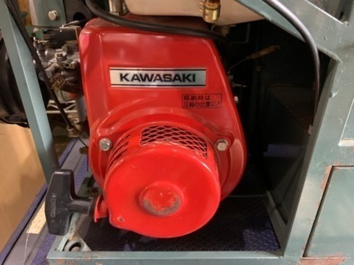 KAWASAKI 脱穀機 PW型 ガソリン 1株用 現状