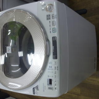 R 中古 SHARP 乾燥一体式洗濯機 （9.0kg） ES-TX950 2015年製