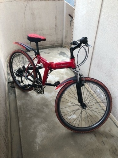 折りたたみ式 26インチ ランボルギーニ 自転車