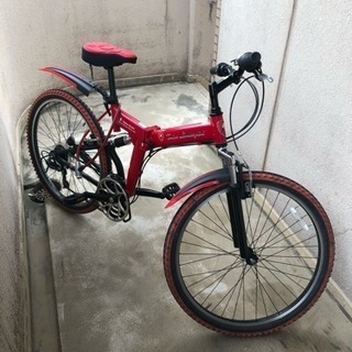 折りたたみ式 26インチ ランボルギーニ 自転車