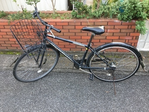 自転車 6段ギア サイクリング車 チェーン交換済