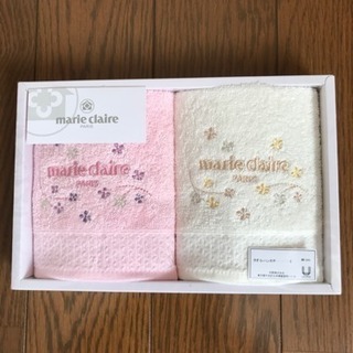  marie claire タオルハンカチ