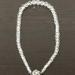白水晶のネックレス