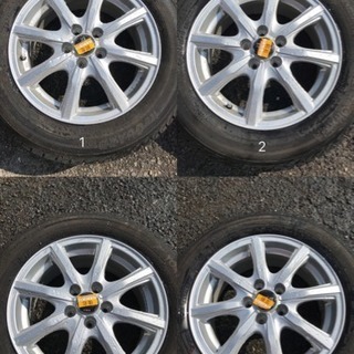 スタッドレス社外ホイール付4本セット 新品同様 YOKOHAMA ice GUARD iG30 2015年製 185/65r15 88Q バリ山15X6J 5X100 ET43 管理番号10182