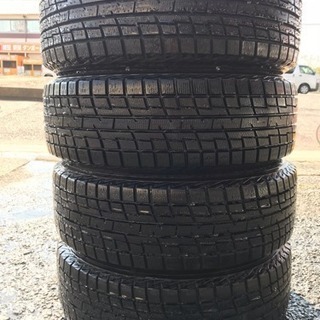 スタッドレス社外ホイール付4本セット 新品同様 YOKOHAMA ice GUARD iG30 2015年製 185/65r15 88Q バリ山15X6J 5X100 ET43 管理番号10182