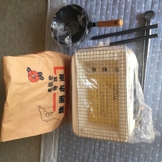 売ります】丸和工業 天然石切出コンロ 七輪【未使用】 （奥能登