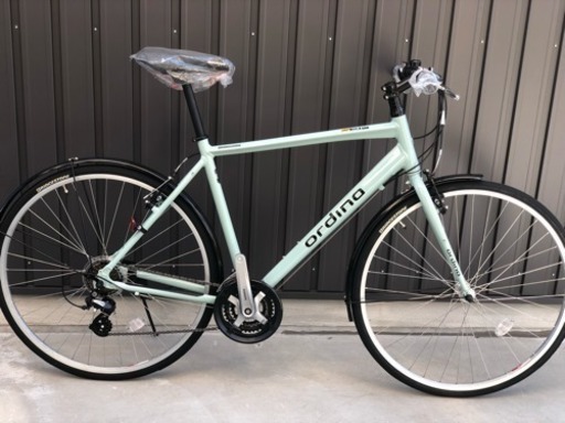 新車☆ブリヂストン◆クロスバイク◆オルディナ◆グレイッシュミント◆540mm  泥除け装備