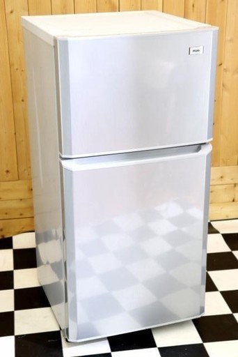 Haier/ハイアール ノンフロン冷凍冷蔵庫 JR-N106K 2ドア 耐熱性能天板 2016年製 配達料2,000円～