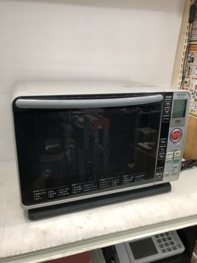 日立 オーブンレンジ  MRO-JF6 2011年 庫内フラット 角皿スチーム
